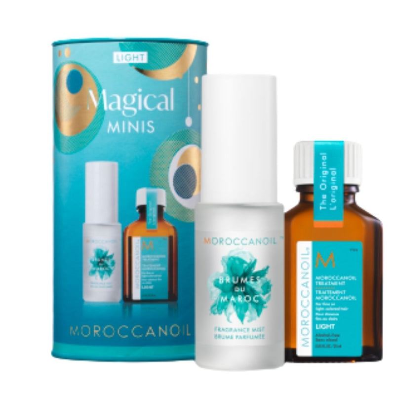Moroccanoil Magical Minis Gift Set with Moroccanoil Light